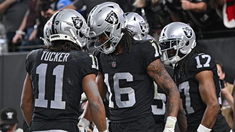 Las Vegas Raiders score a franchise-record points haul as they demolish Los Angeles Chargers