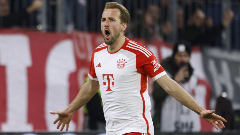 English superstar Harry Kane breaks another scoring record in Germany