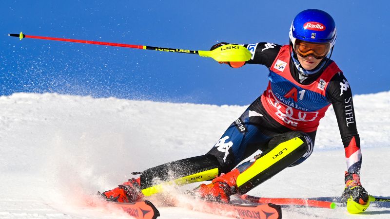 ‘Perfect on the skis’: Mikaela Shiffrin caps record-breaking year with brace of dominant victories