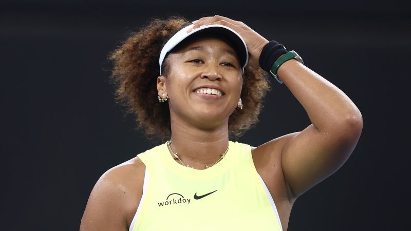 Naomi Osaka makes winning return at Brisbane International after spending over a year away from tennis