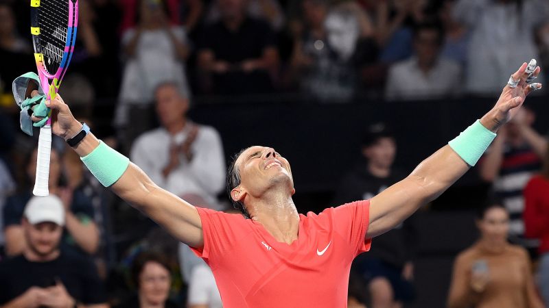 Rafael Nadal wins on singles return after one of the ‘toughest years’ of his career