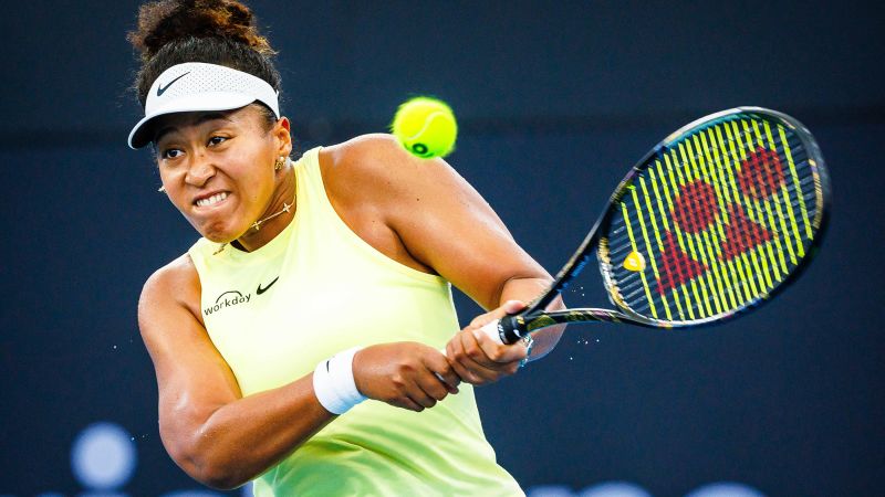 Returning Naomi Osaka stays positive despite defeat at Brisbane International