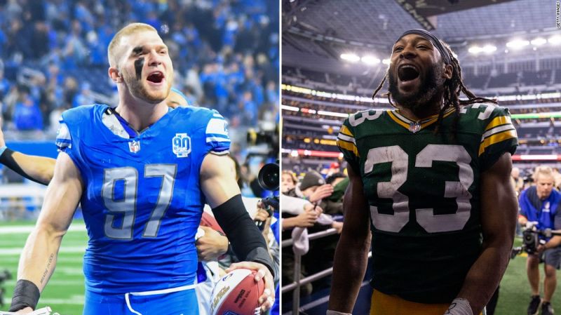 Detroit Lions defeat Los Angeles Rams to win 1st playoff in 32 years while Green Bay Packers dominate Dallas Cowboys to advance in NFL playoffs