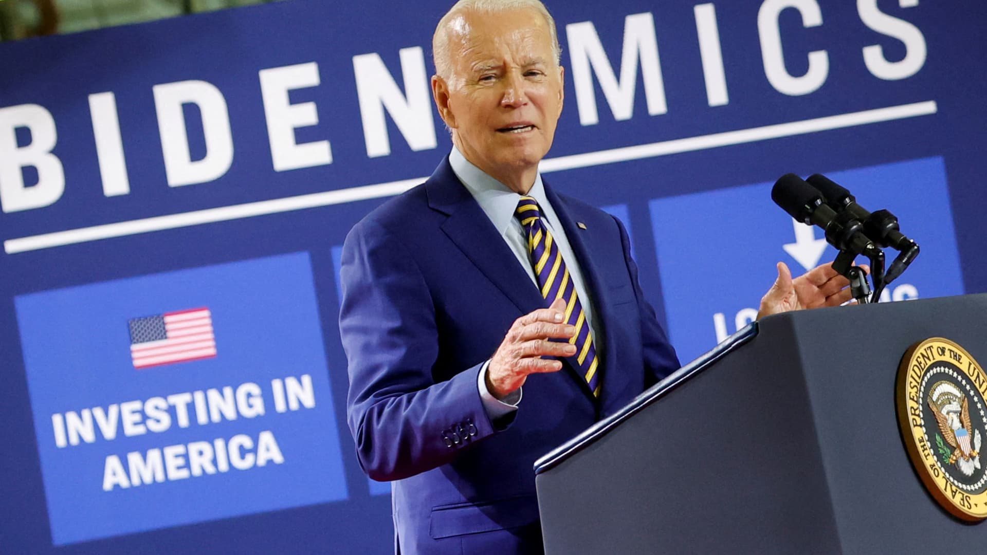 Biden slams Trump as ‘revealing twisted true colors’ after Trump says he hopes economy crashes in 2024