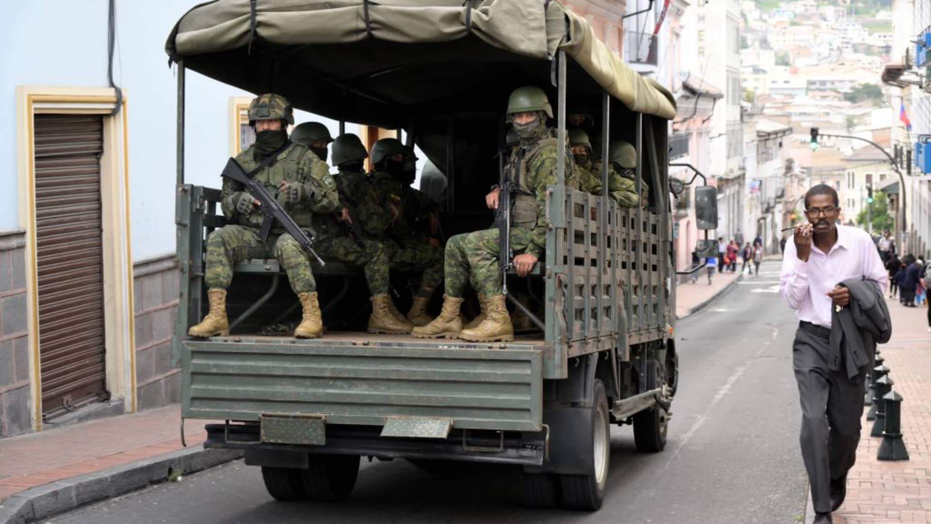 What’s going on in Ecuador? TV station attack prompts president to declare war on armed gangs