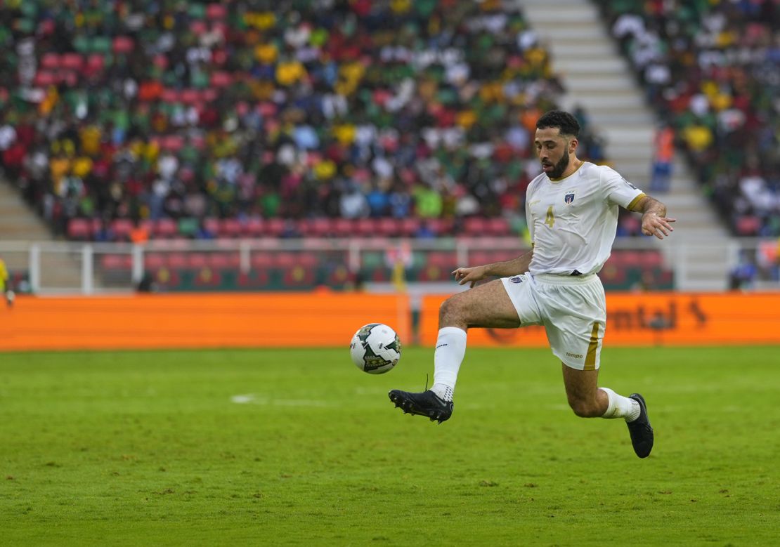 Yaound©, Cameroon, January, 17, 2022: Roberto Lopes of Cape Verde during Cameroun versus Cap Verde- Africa Cup of Nations at Olembe Stadium. Kim Price/CSM.(Credit Image: © Ulrik Pedersen/CSM via ZUMA Wire) (Cal Sport Media via AP Images)