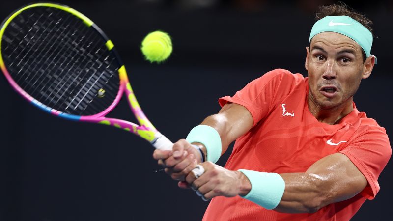 Rafael Nadal squanders three match points in Brisbane International defeat against Jordan Thompson