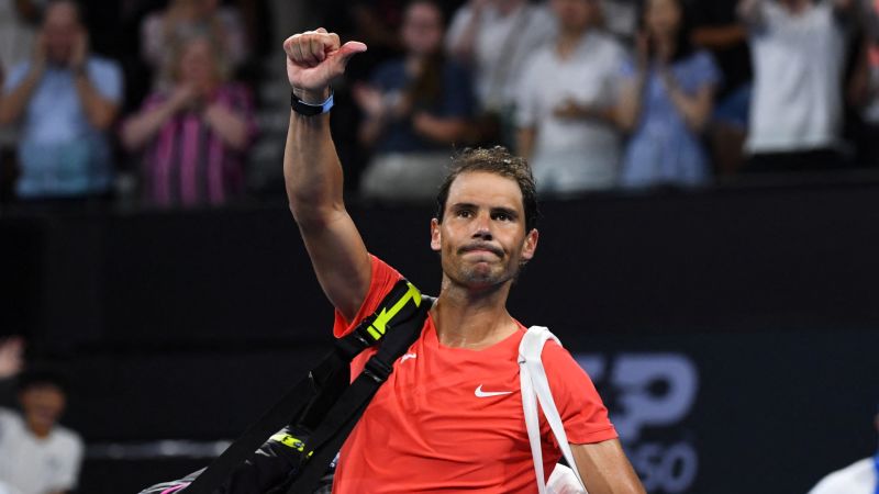 Rafael Nadal says he will miss Australian Open after suffering injury during comeback tournament