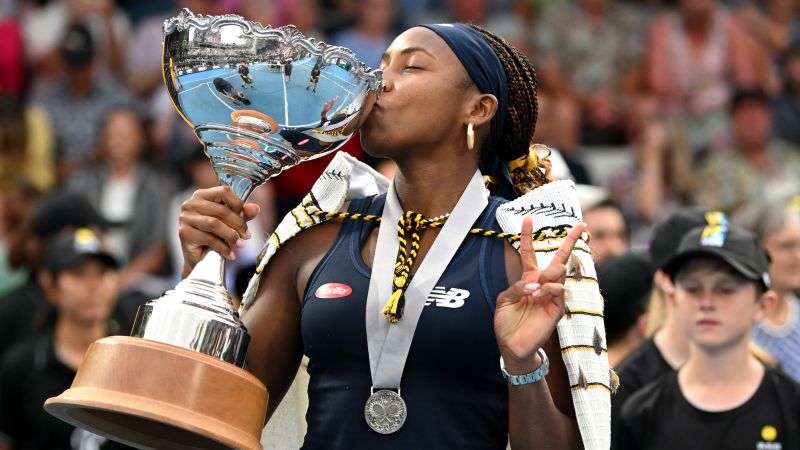 Coco Gauff enjoys strong start to season ahead of Australian Open, wins Auckland Classic title