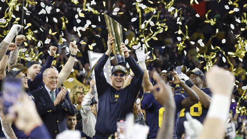 After winning national title at Michigan, could Jim Harbaugh leave for NFL?