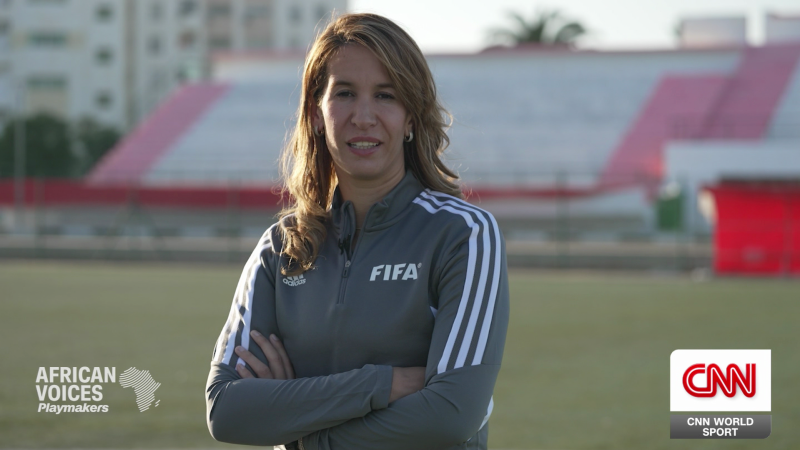 The female referee inspiring women across the Arab world