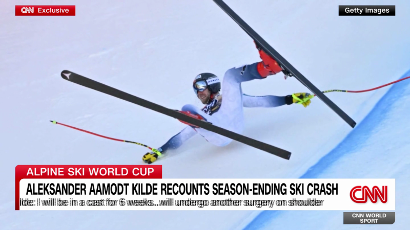 Aleksander Aamodt Kilde recounts season-ending ski crash