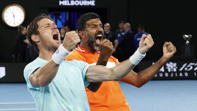 Rohan Bopanna becomes oldest ever male player to win grand slam title with Australian Open triumph