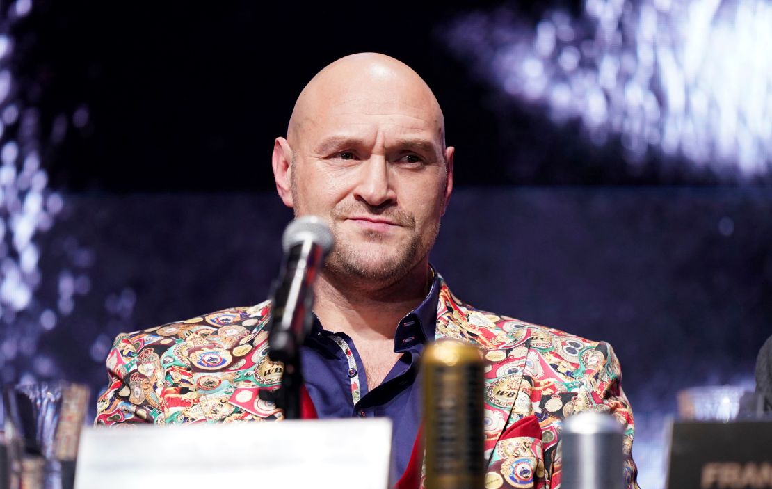 Fury suffered a cut above his eye in a sparring session.