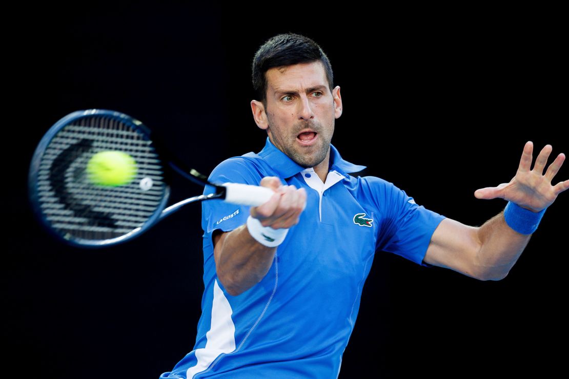 Novak Djokovic is bidding to win his 11th Australian Open title.