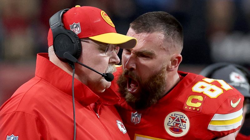 Travis Kelce says push on Chiefs head coach Andy Reid was ‘definitely unacceptable’