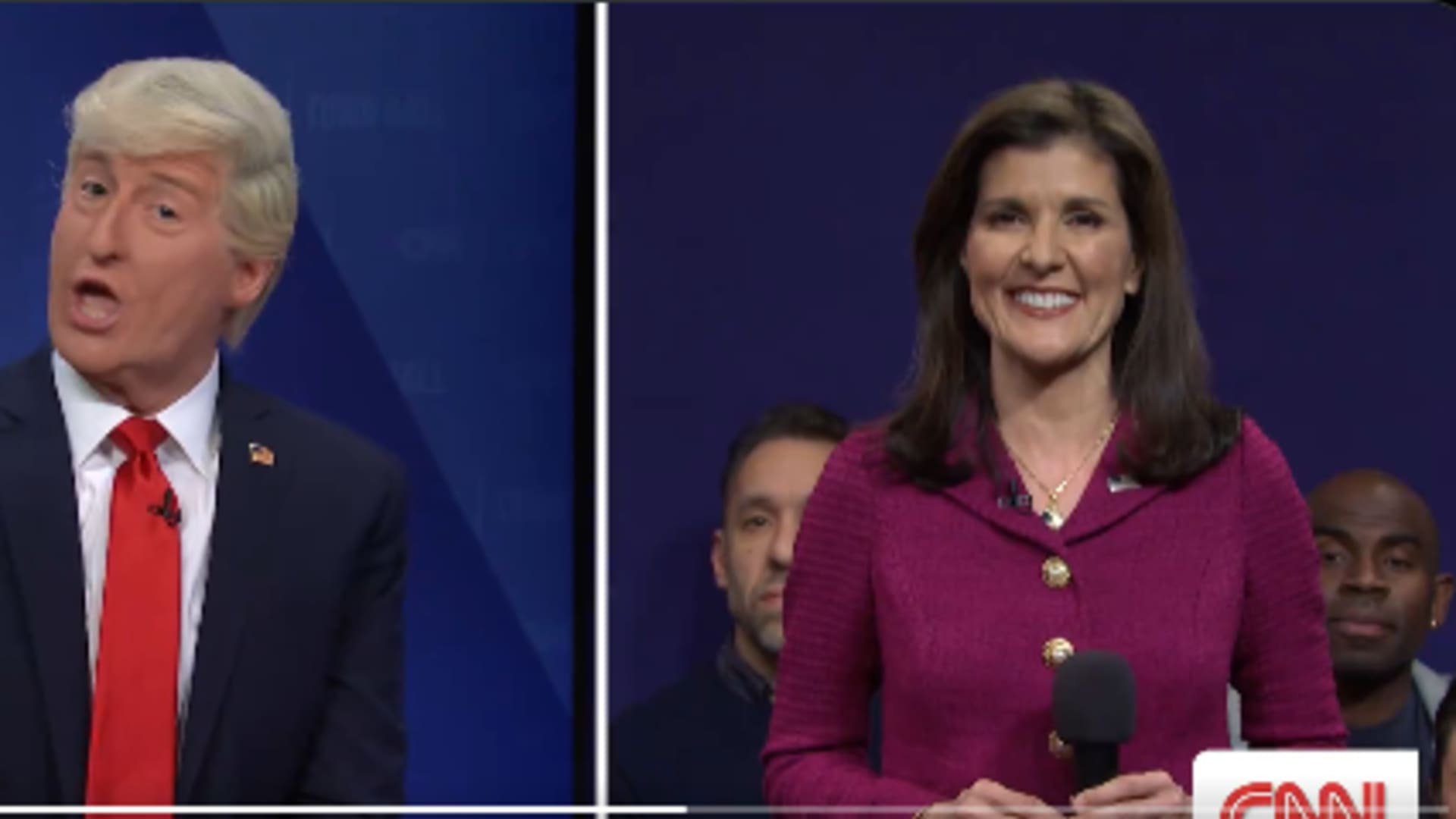 Nikki Haley makes surprise ‘Saturday Night Live’ cameo asking ‘Trump’ questions