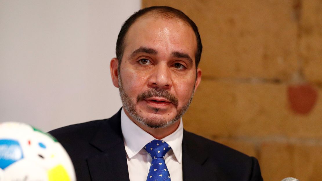 Jordan's Prince Ali Bin Al Hussein leads the 12-member West Asian Football Federations.