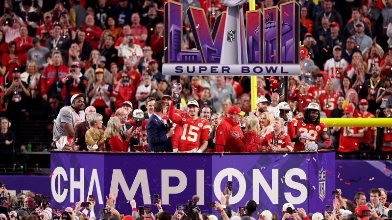 Kansas City Chiefs defeat San Francisco 49ers in OT in Super Bowl LVIII, become first back-to-back NFL champions in 19 years