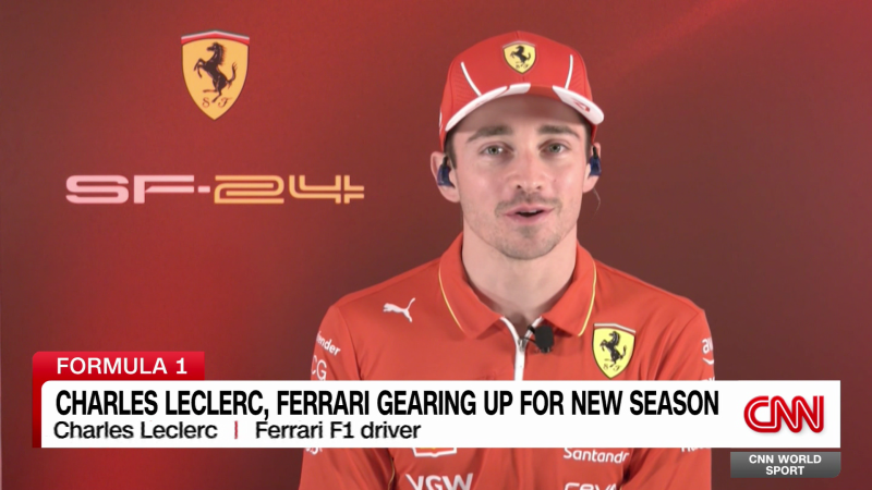 Catching up with Ferrari’s Charles Leclerc ahead of 2024 season