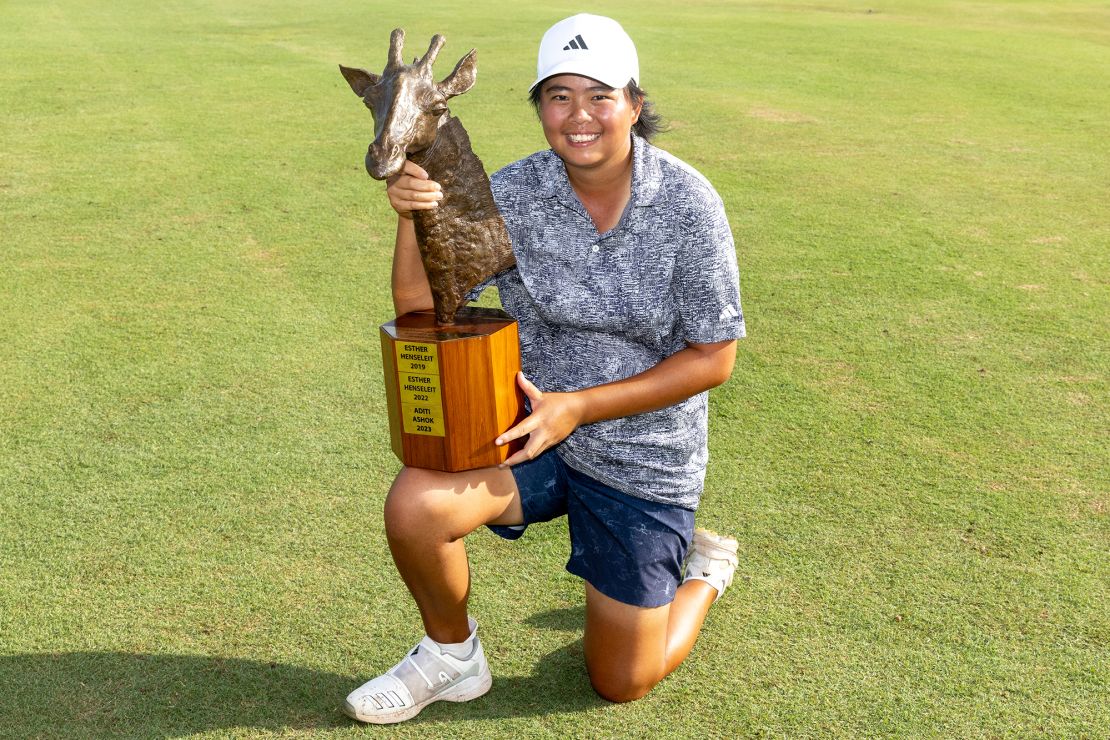 Tan celebrates a historic triumph on her LET debut.