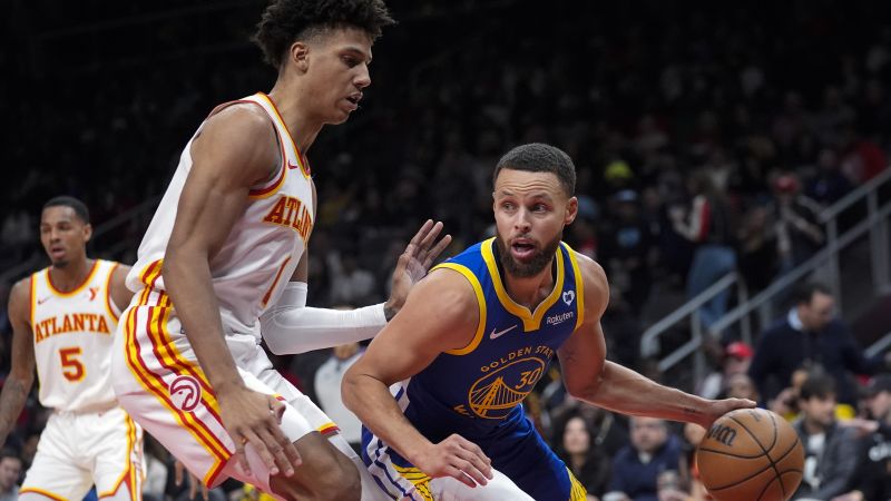 Steph Curry scores season-high 60 points but Golden State Warriors suffer overtime defeat against Atlanta Hawks