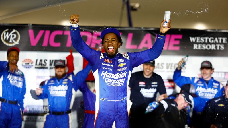 Rajah Caruth becomes third Black driver to win NASCAR series race