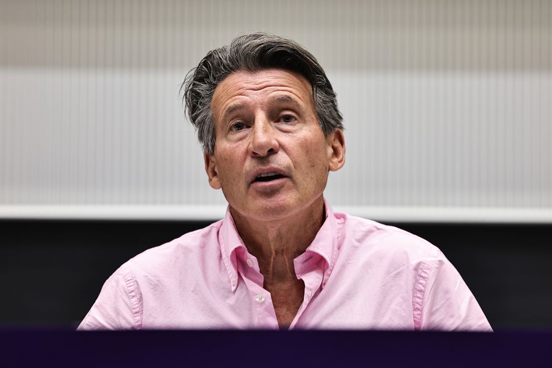 Sebastian Coe has been president of World Athletics for eight years.