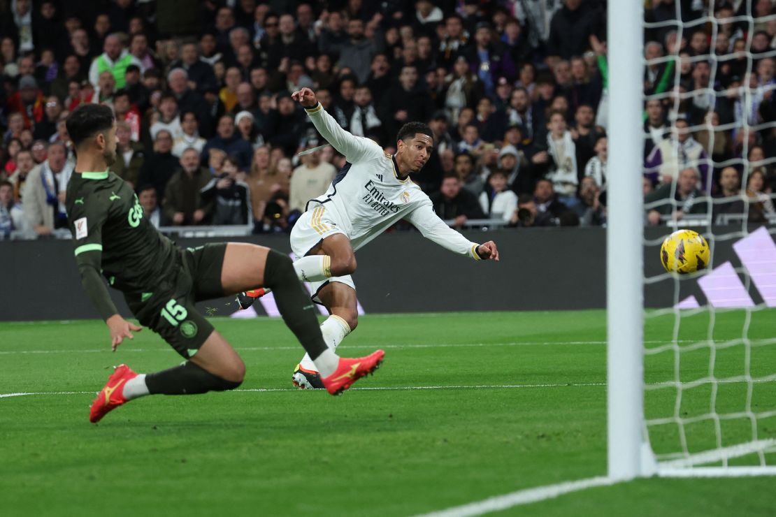 Jude Bellingham scored Real Madrid's second goal against Girona.