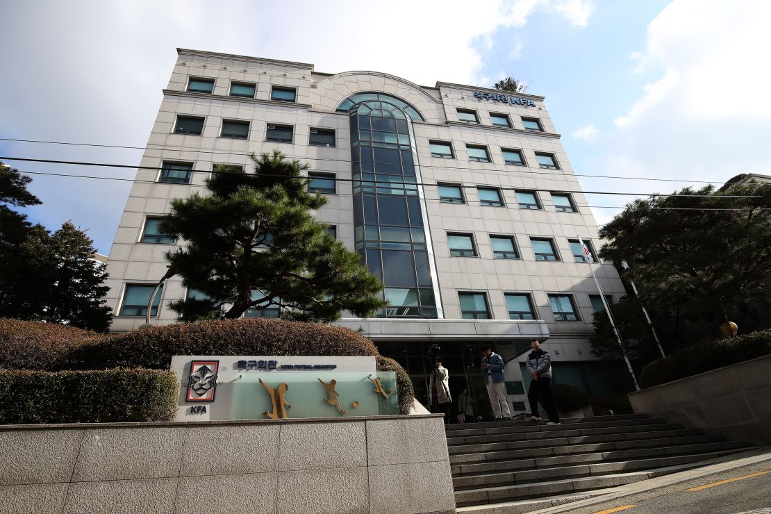 The Korea Football Association office is seen on February 16 in Seoul, South Korea.