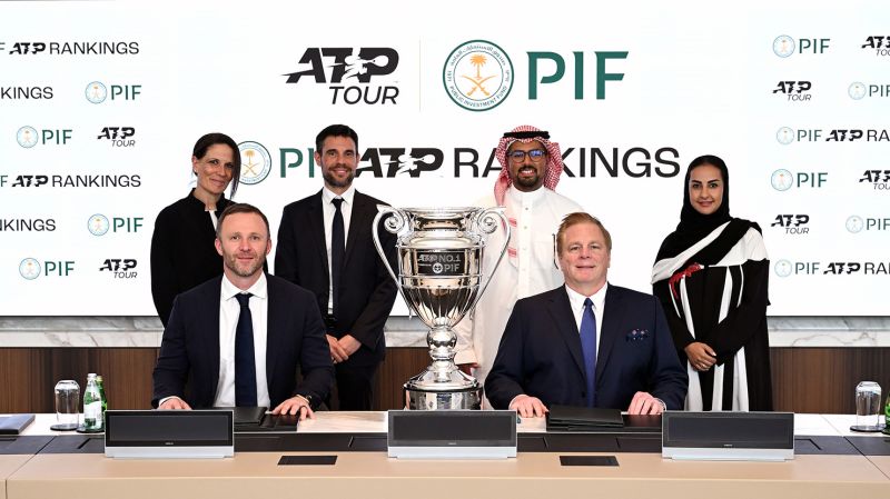 ATP Tour partners with Saudi Arabia’s Public Investment Fund as country continues to invest in sport