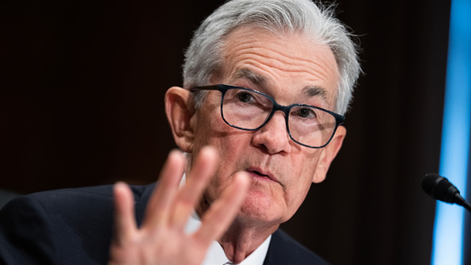 Powell says the Fed is ‘not far’ from the point of cutting interest rates