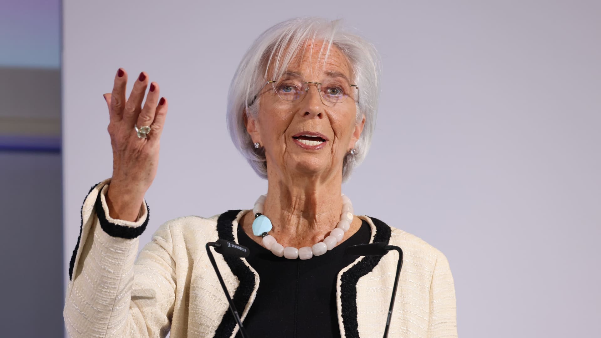 European Central Bank’s Lagarde signals June cut but says future rate path uncertain