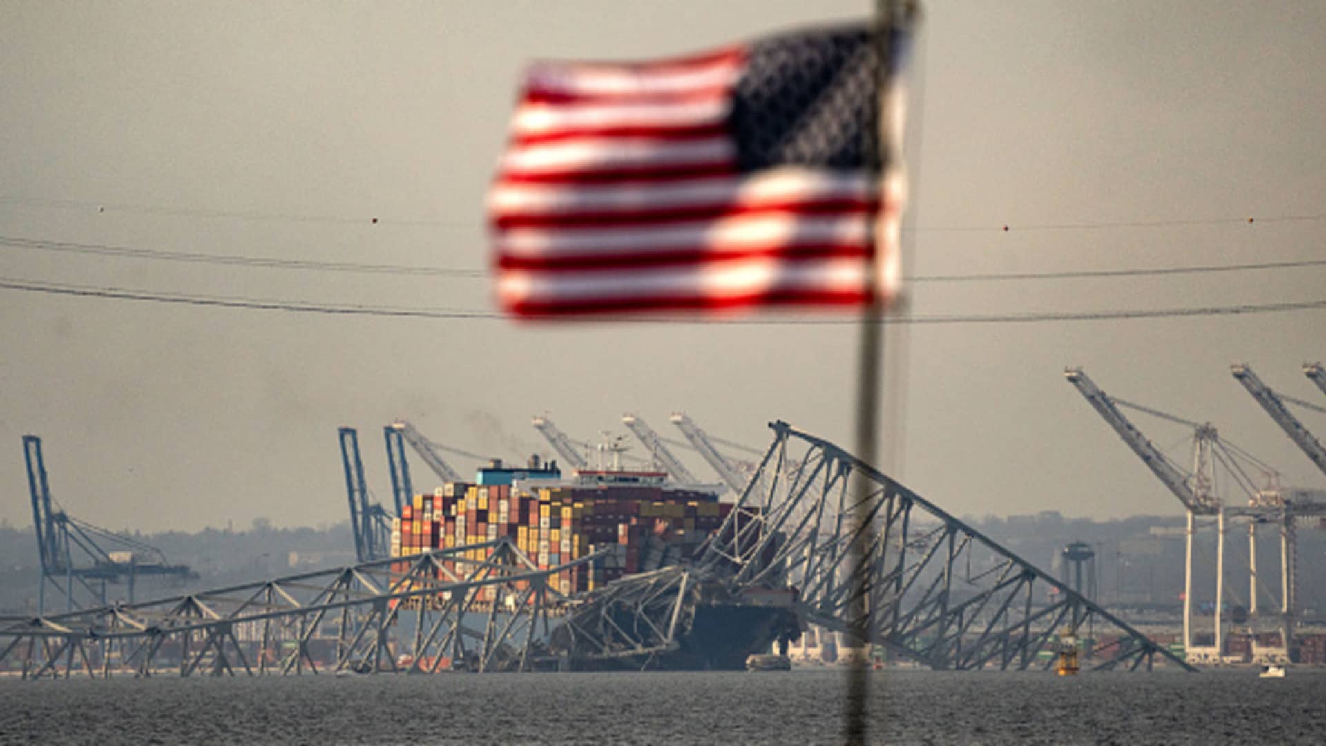 Biden okays $60 million in aid after Baltimore bridge collapse as governor warns of ‘very long road ahead’