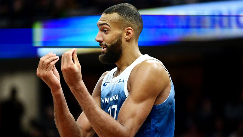 Minnesota Timberwolves center Rudy Gobert handed $100,000 fine after appearing to make money gesture at a referee