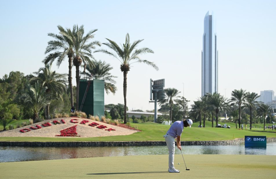 Tommy Fleetwood closes in on his first win since 2022 at the Dubai Invitational, holding off the challenge of Rory McIlroy —  his partner in the <a href="https://www.cnn.com/2023/09/29/sport/ryder-cup-europe-foursomes-sweep-spt-intl/index.html" target="_blank">'Fleetwood Mac'</a> duo that dazzled at last year's Ryder Cup — to clinch his seventh DP World Tour title.