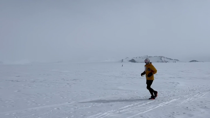 This woman aims to inspire young girls after breaking the longest polar ultramarathon record