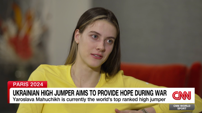 Ukrainian high jumper pursuing Olympic gold against backdrop of war