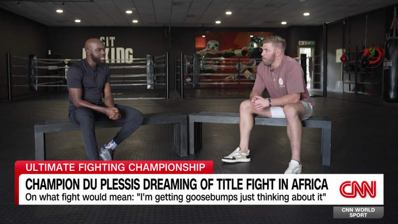 South African UFC champion Dricus Du Plessis dreaming of title fight in Africa