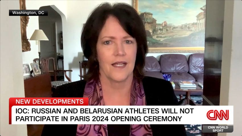 <p>World Sport's Don Riddell speaks with CNN Sports contributor and Olympic expert Christine Brennan about the latest news surrounding the 2024 Paris Olympics</p>