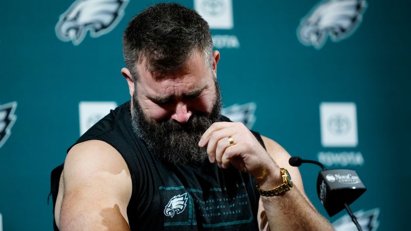 Philadelphia Eagles center Jason Kelce announces he is retiring from the NFL