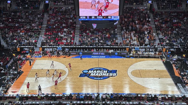 NCAA admits three-point line blunder as No. 3 NC State beats No. 1 Texas in Women’s Elite Eight