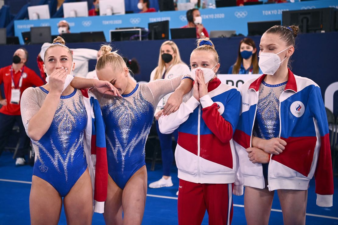 Russians competed as neutral athletes at Tokyo 2020.