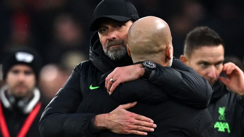 Liverpool and Manchester City play out thrilling draw in final Premier League showdown between Jürgen Klopp and Pep Guardiola