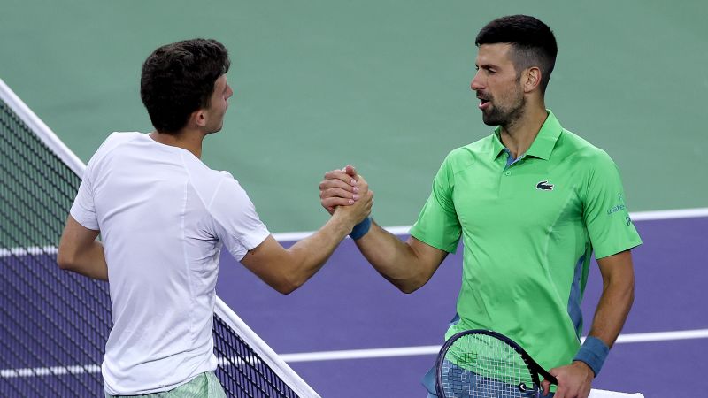 ‘My level was really, really bad’: Novak Djokovic stunned by ‘lucky loser’ Luca Nardi at Indian Wells