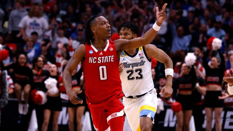 No. 11 NC State upsets No. 2 Marquette, advances to first Elite Eight since 1986