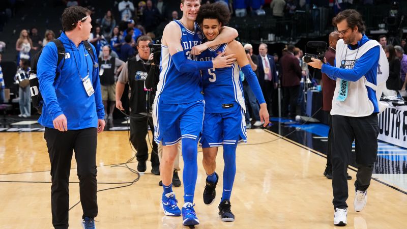 No. 1 Houston upset by No. 4 Duke in Sweet 16 of March Madness, making them the second top seed to go home early