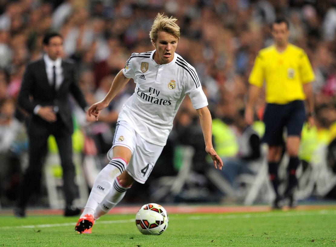 Ødegaard was unable to make an impact after moving to Real Madrid as a teenager.