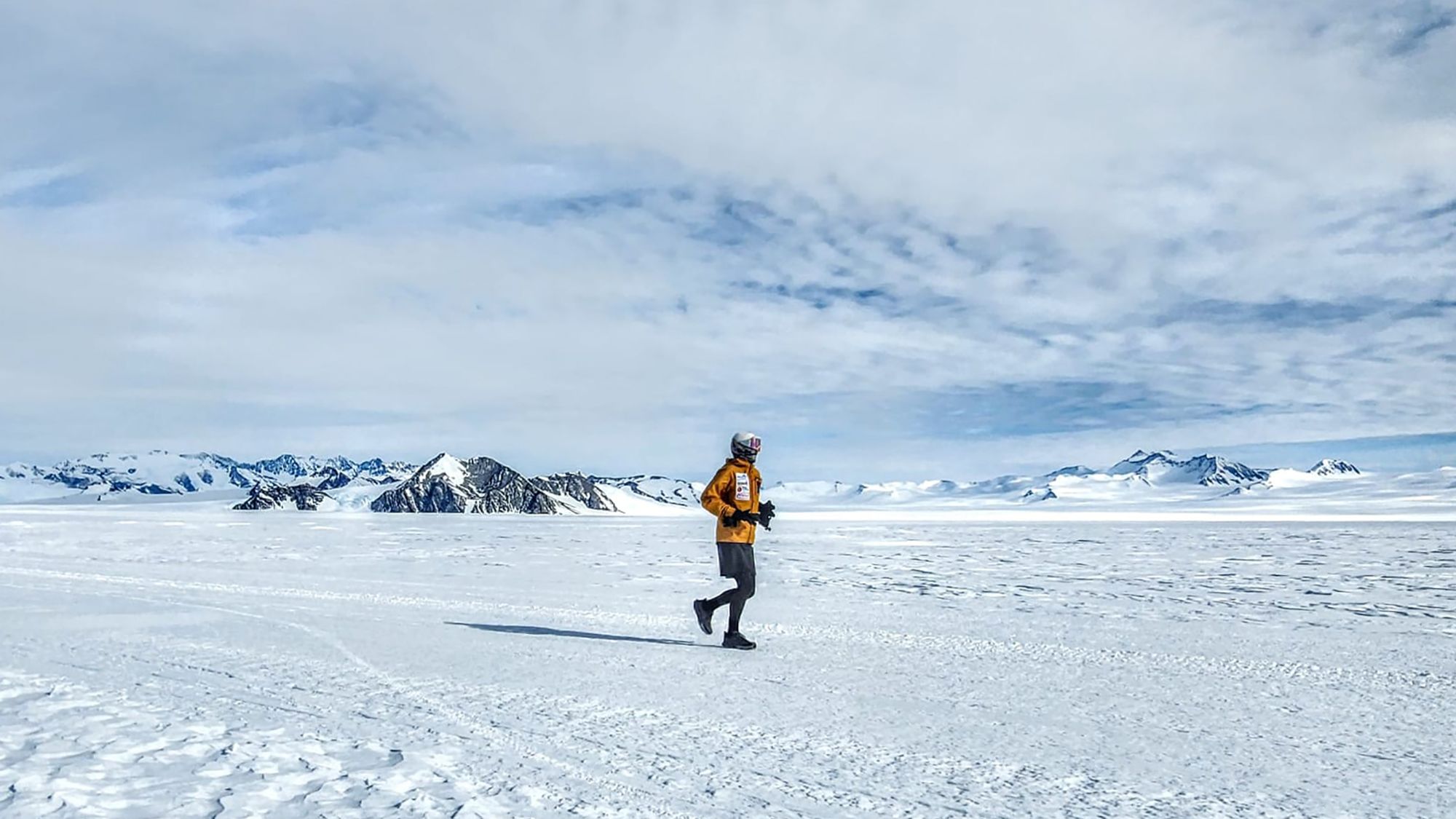 Urquhart launched the Run Antarctica challenge to empower more girls to take up sport.