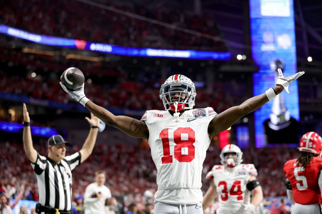 Harrison Jr. was described by Ohio State as "the most decorated wide receiver" in the school's history.